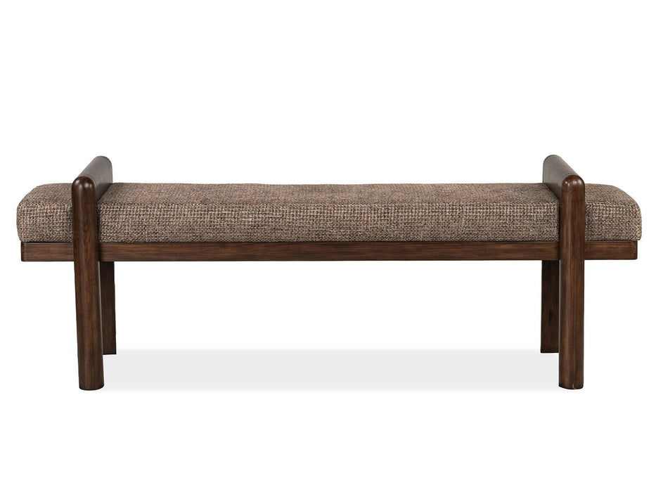 Belville - Upholstered Bench - Chestnut Brown
