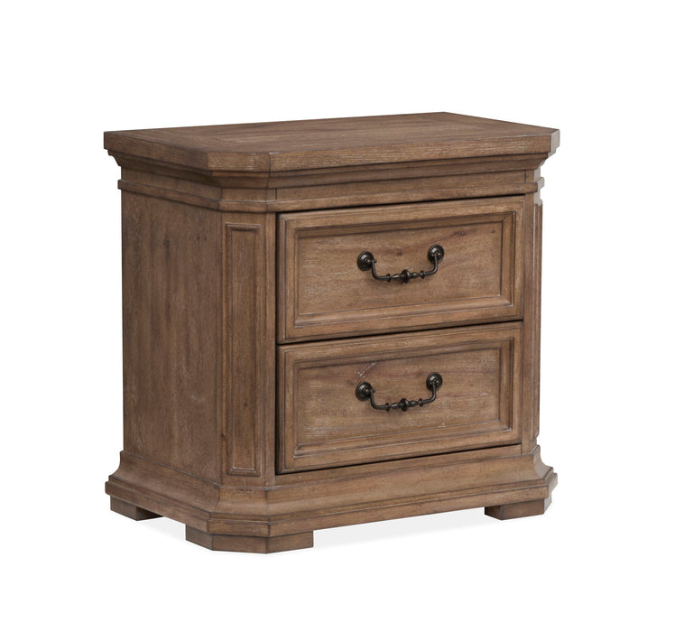 Adler Court - Drawer Nightstand - Florentine Walnut