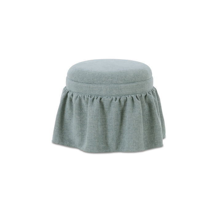 Heidi - Storage Ottoman - Light Blue
