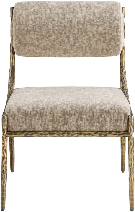 Bastille - Upholstered Dining Side Chair (Set of 2) - Brass Frame