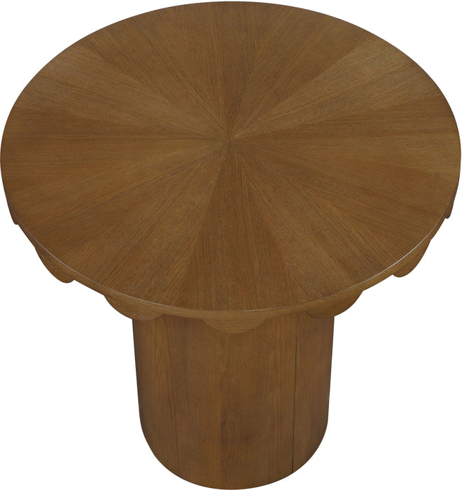 Dahlia - Solid Wood And Natural Cane Table