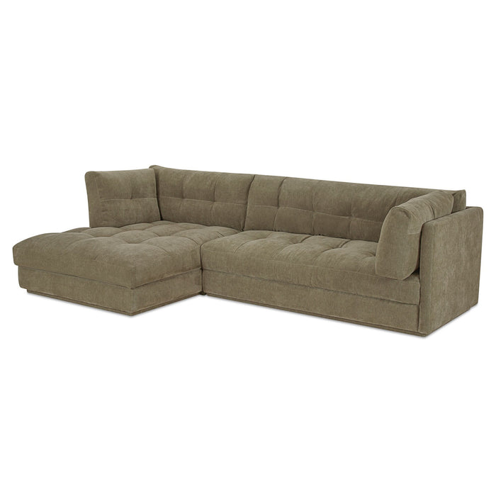 Mischa - Left Sectional - Sage Green