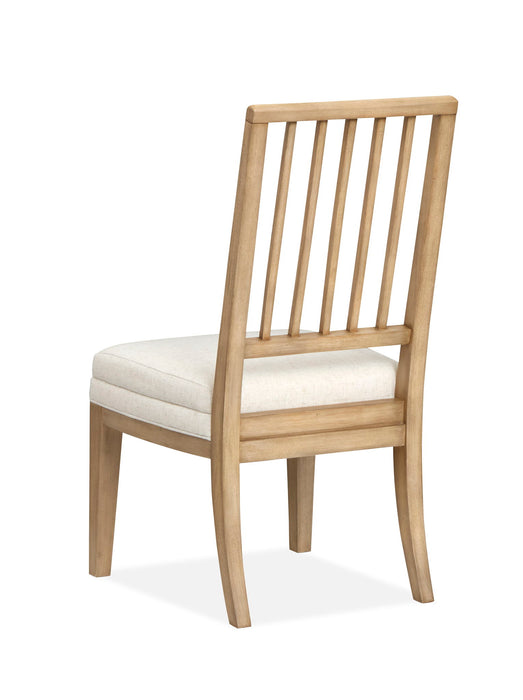Coventry - Upholstered Side Chair With Solid Wood Back (Set of 2) - Honey Wheat