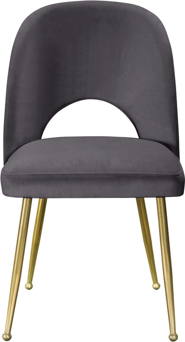 Logan - Dining Chair (Set of 2) - Gold Legs