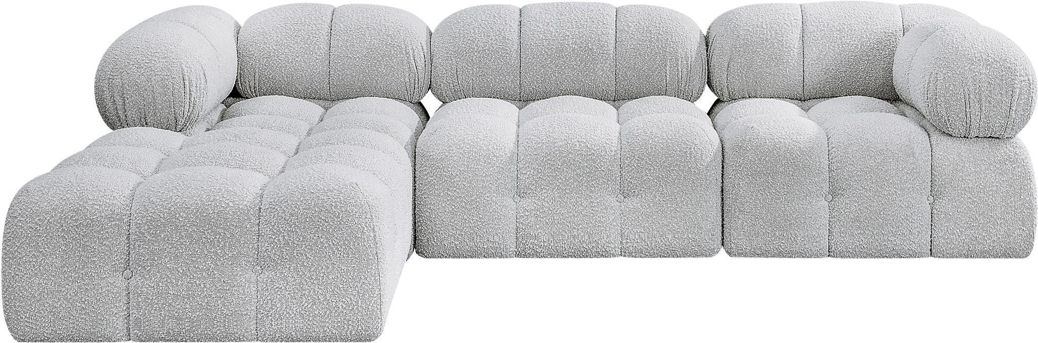 Ames - 4 Piece Fabric Modular Sectional