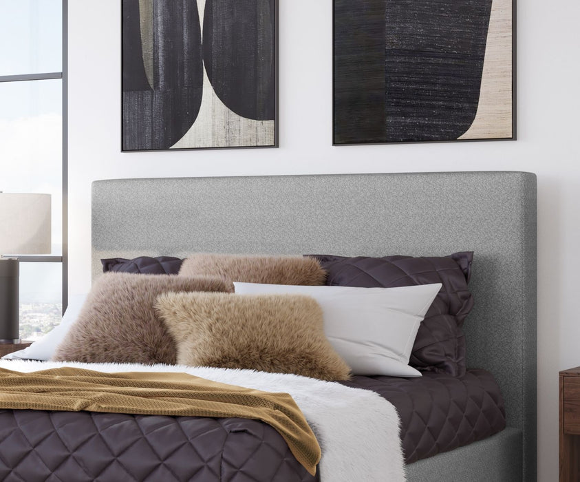 Olivia QN Headboard - Pewter