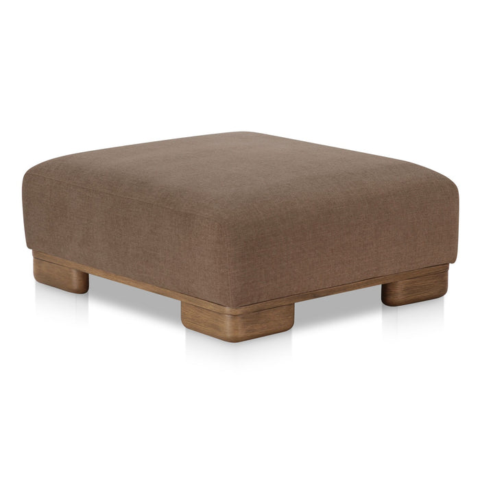 June - Ottoman - Dark Brown
