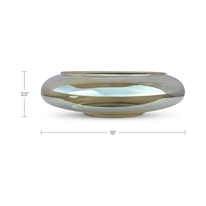 Polene - Glass Bowl Large - Smoky Brown