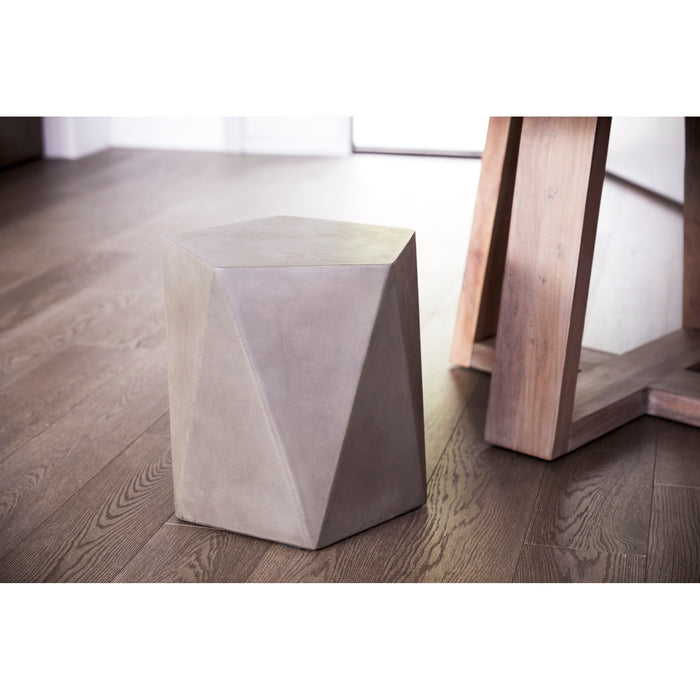 Gem - Outdoor Stool - Gray