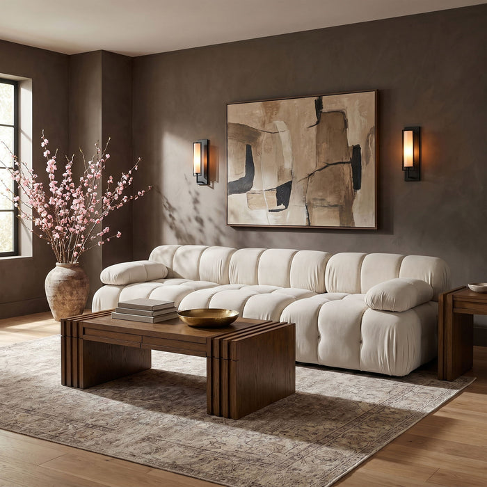Orin - Velvet 3 Piece Modular Sofa