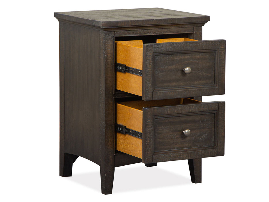 Westley Falls - Small Drawer Nightstand - Graphite