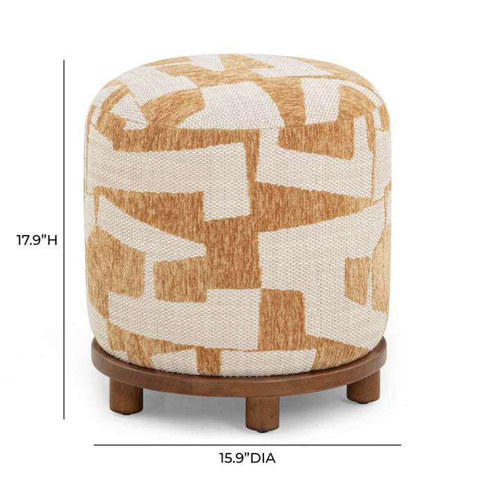 Bisou - Jacquard Ottoman