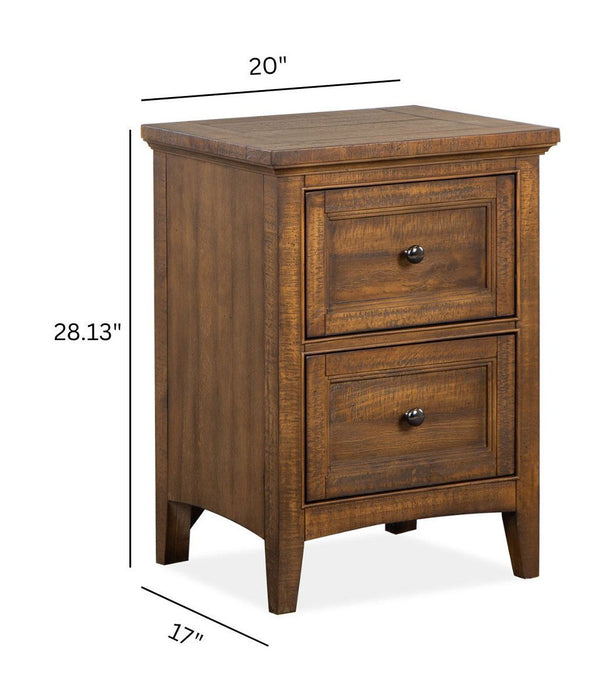 Bay Creek - Small Drawer Nightstand - Toasted Nutmeg