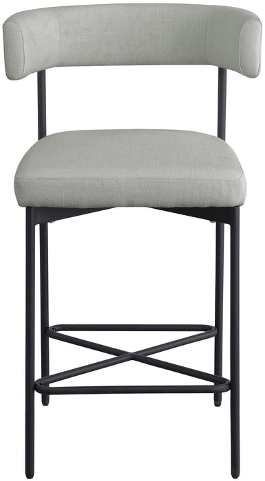 Rivage - Durable Stool With Black Frame (Set of 2)