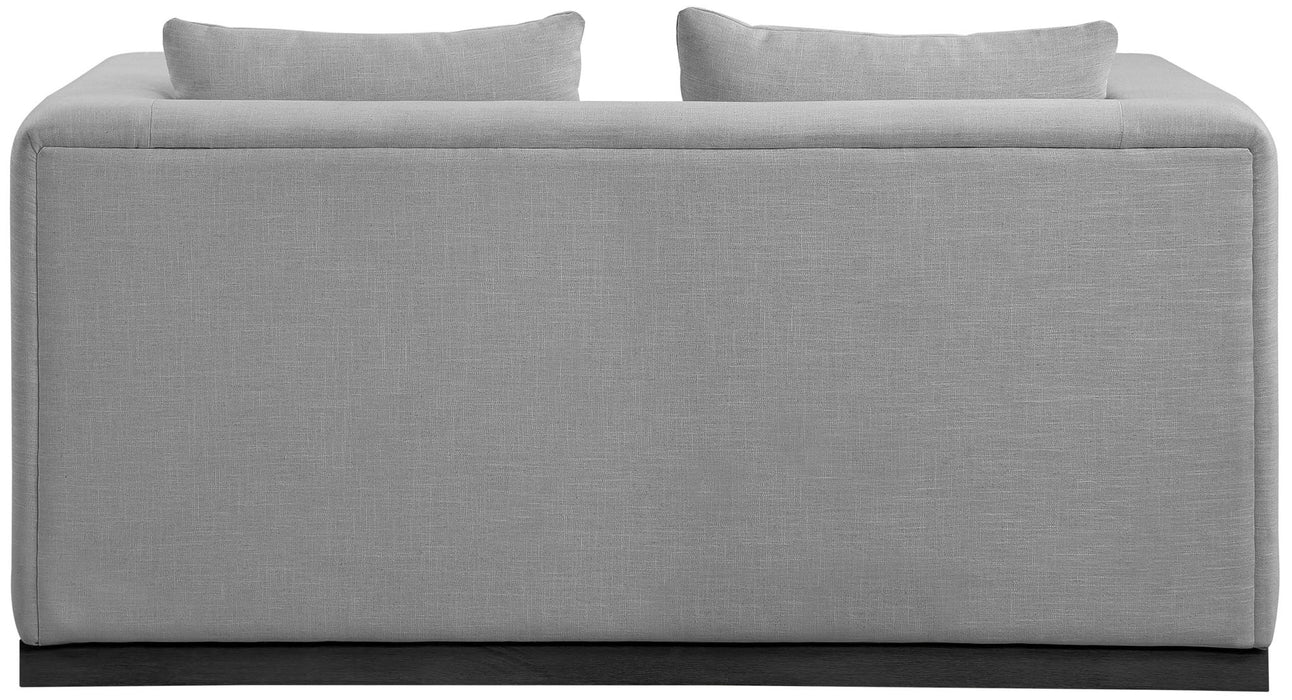 Alfie - Linen Textured Fabic Loveseat