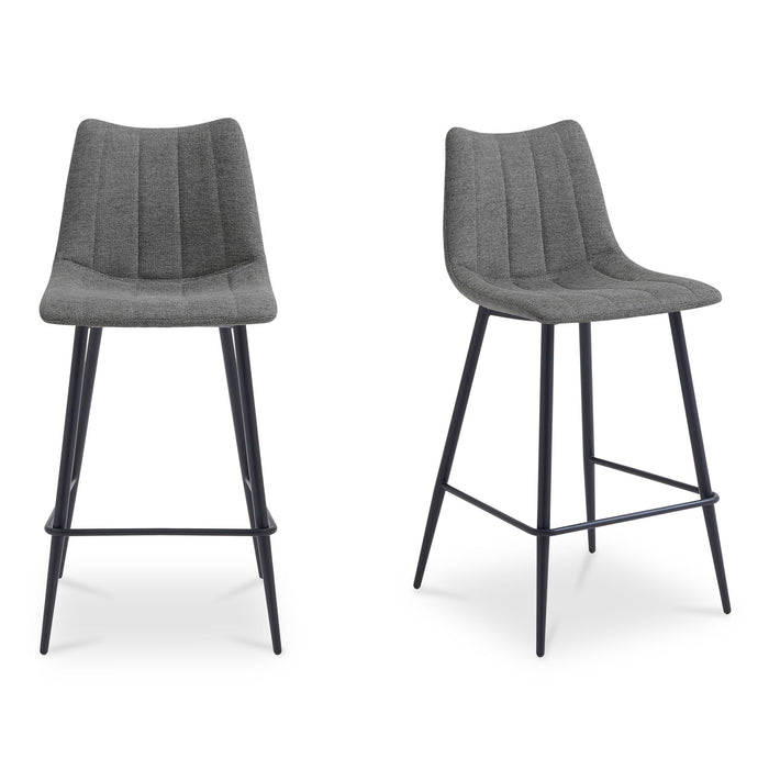 Alibi - Counter Stool (Set of 2) - Gray