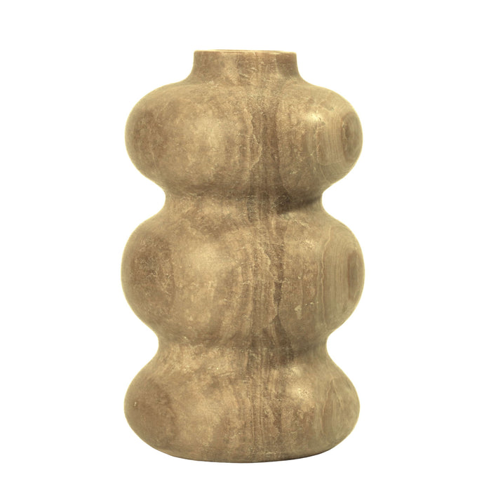 Marble Swell Vase - Dark Onyx
