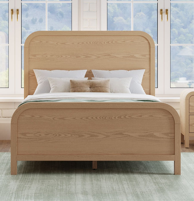 Drake Queen Bed - Timber