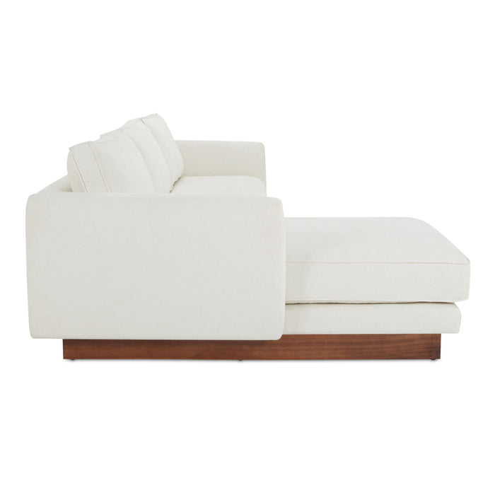 Vernon - Left Sectional - White