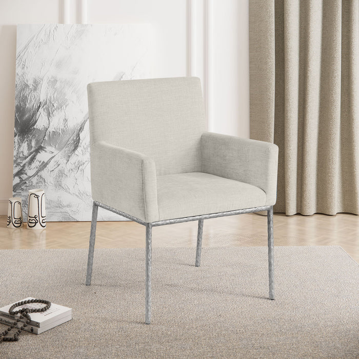 Reeves - Dining Chair With Silver Legs (Set of 2)