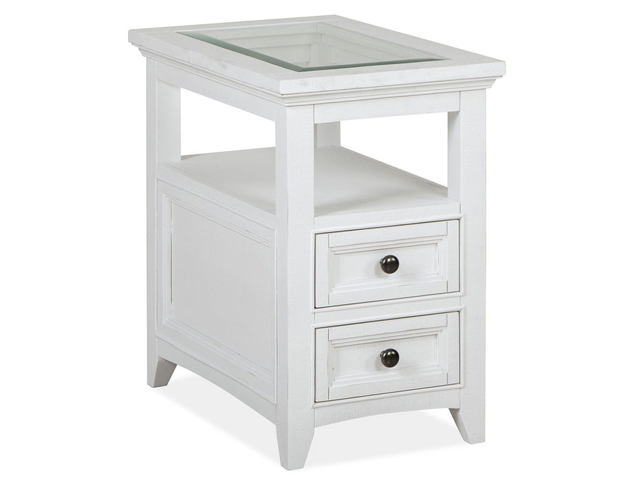 Heron Cove - Chairside End Table - Chalk White
