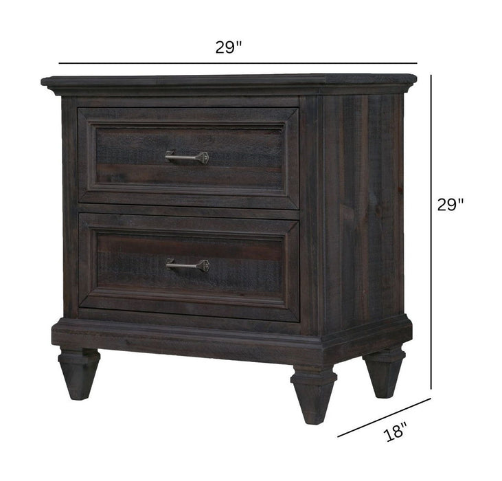 Calistoga - Nightstand - Weathered Charcoal