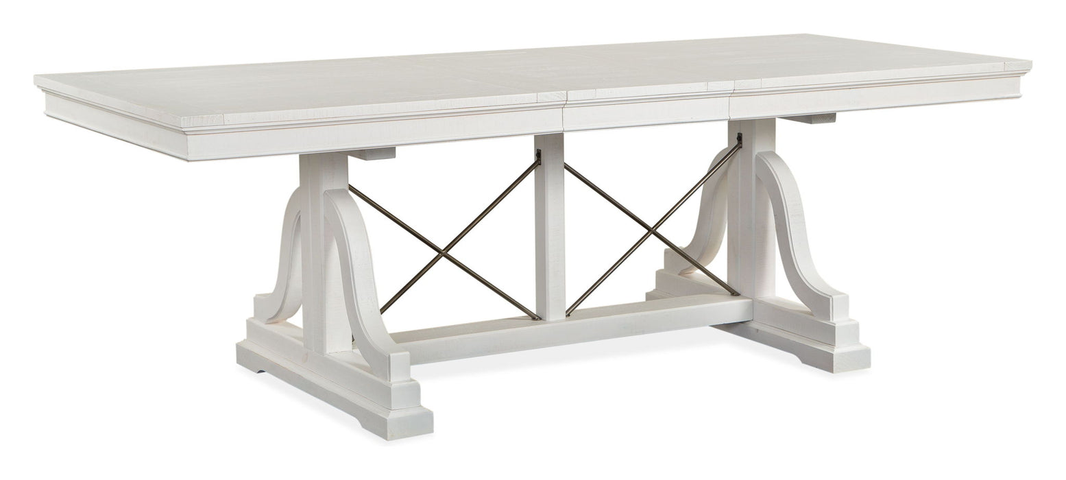 Heron Cove - Extendable Trestle Dining Table Set
