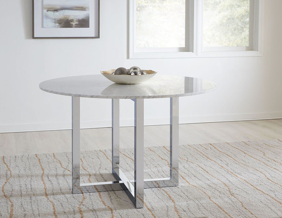 Amalfi 54 Rd Ctr Tbl - Mbl/Chr