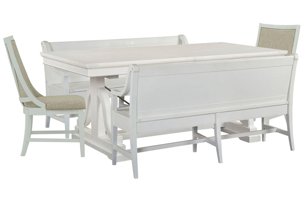 Heron Cove - Extendable Trestle Dining Table Set