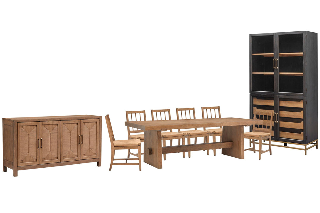 Lindon - Trestle Dining Table Set
