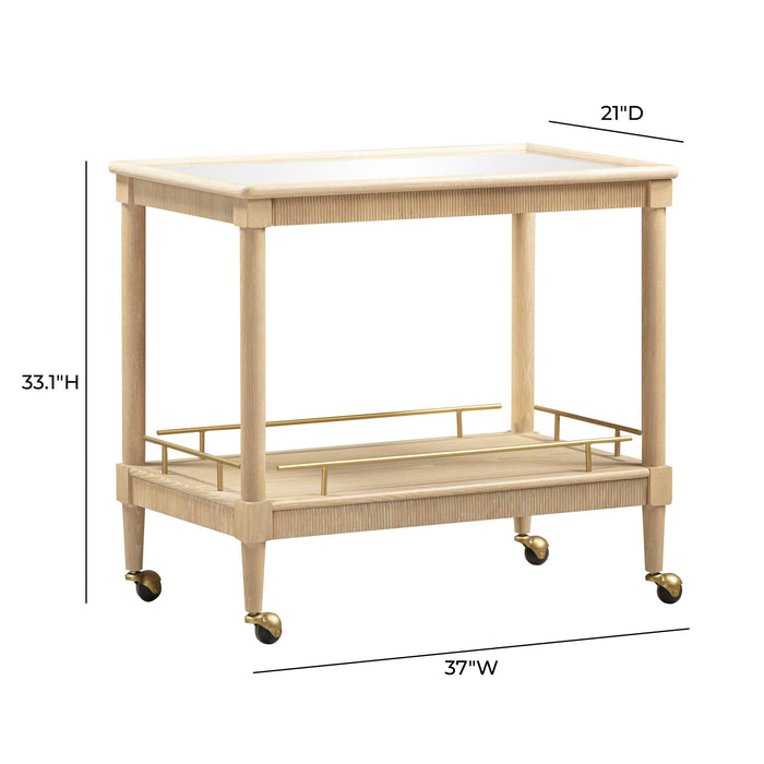 Slosh - Bar Cart - Natural Ash