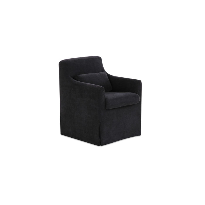 Lydia - Slipcover Dining Chair - Black