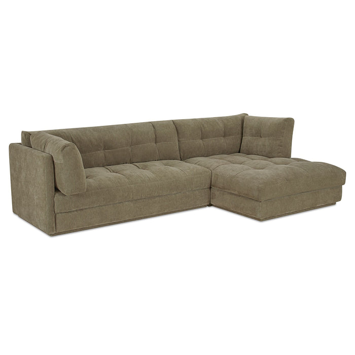 Mischa - Right Sectional - Sage Green
