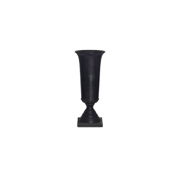 Cassia - Cast Aluminum Vase - Black