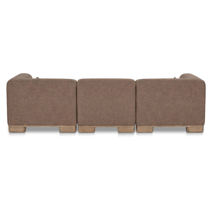 June - Lounge Modular Sectional - Dark Brown