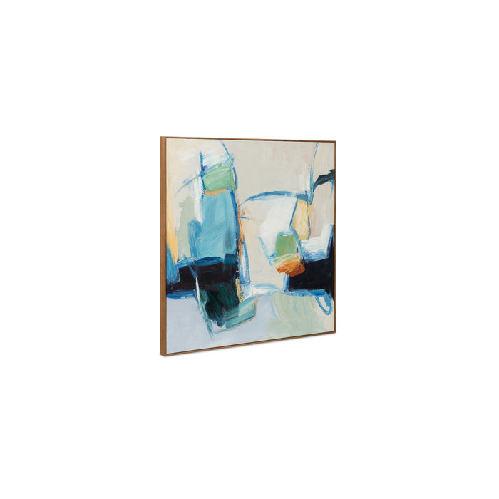 Vitality - Framed Painting - Multicolor