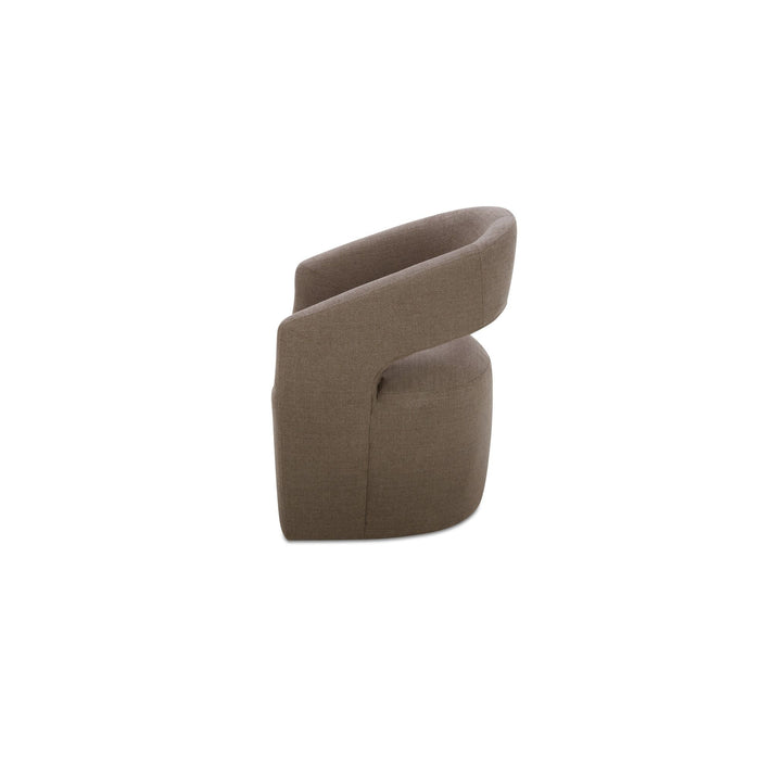 Barrow - Rolling Dining Chair - Soft Taupe