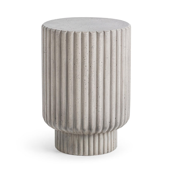 Givens - Outdoor Accent Table - Light Gray