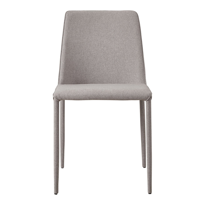 Nora - Fabric Dining Chair (Set of 2) - Light Gray