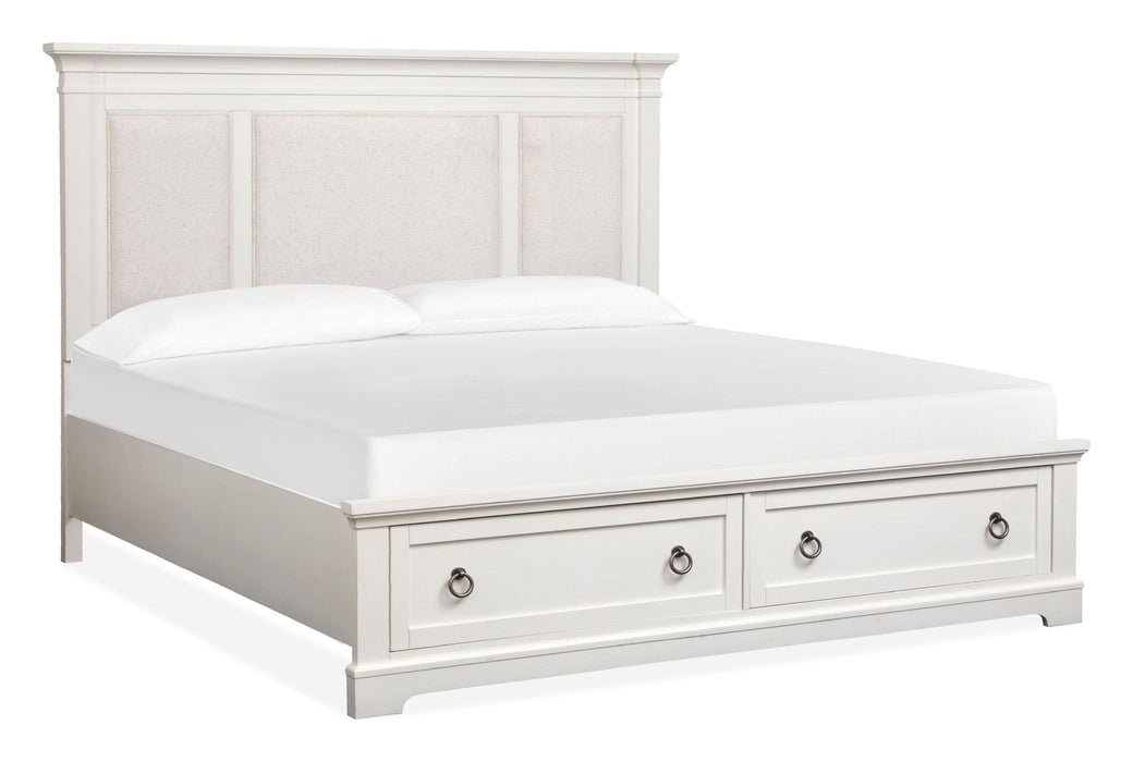 Kingston - Upholstered Panel Storage Bed