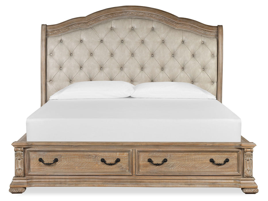 Marisol - Upholstered Sleigh Storage Bedroom Set