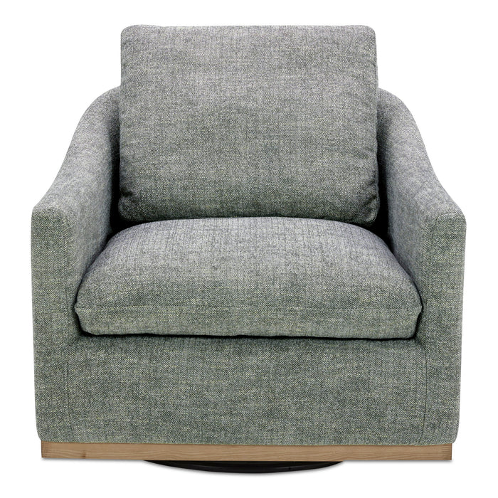 Linden - Swivel Chair - Slated Moss