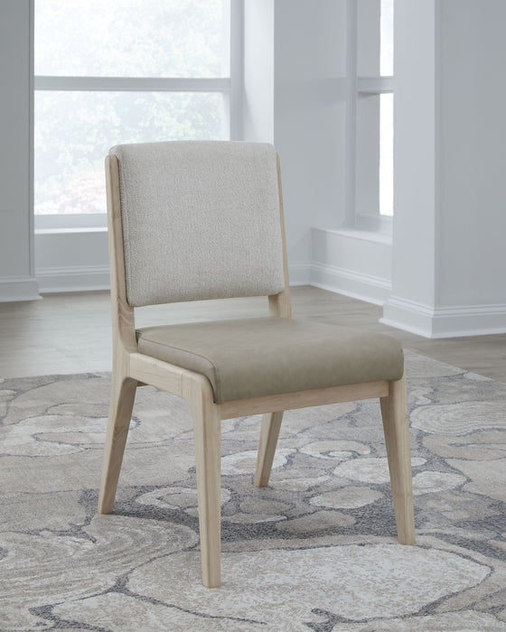 Zinnia Wd/Uph Dn Chair - Dn/BR